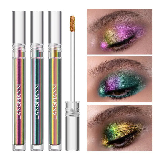 Diamond Shiny Liquid Eyeshadow Stick - 3-Color Gradient