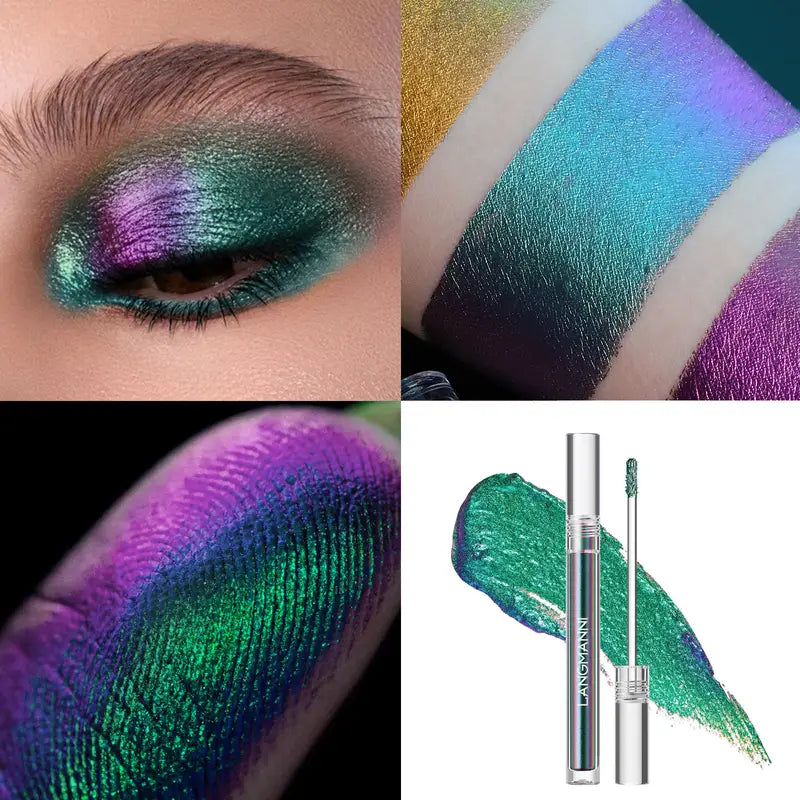 Diamond Shiny Liquid Eyeshadow Stick - 3-Color Gradient
