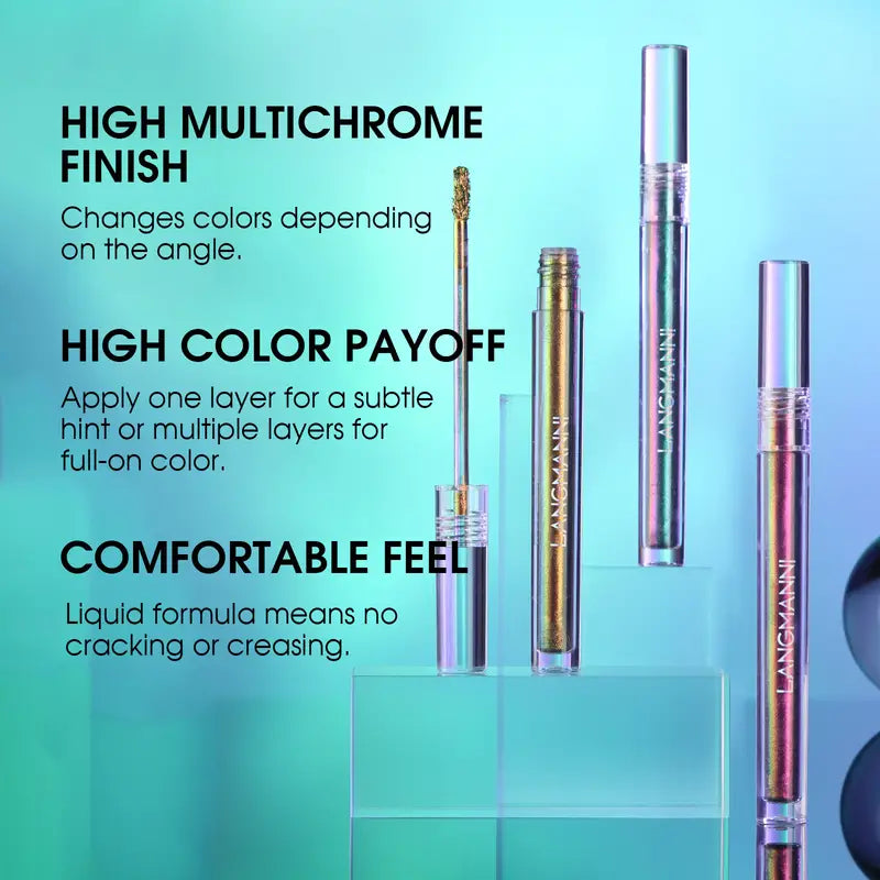 Diamond Shiny Liquid Eyeshadow Stick - 3-Color Gradient