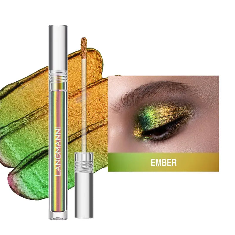 Diamond Shiny Liquid Eyeshadow Stick - 3-Color Gradient