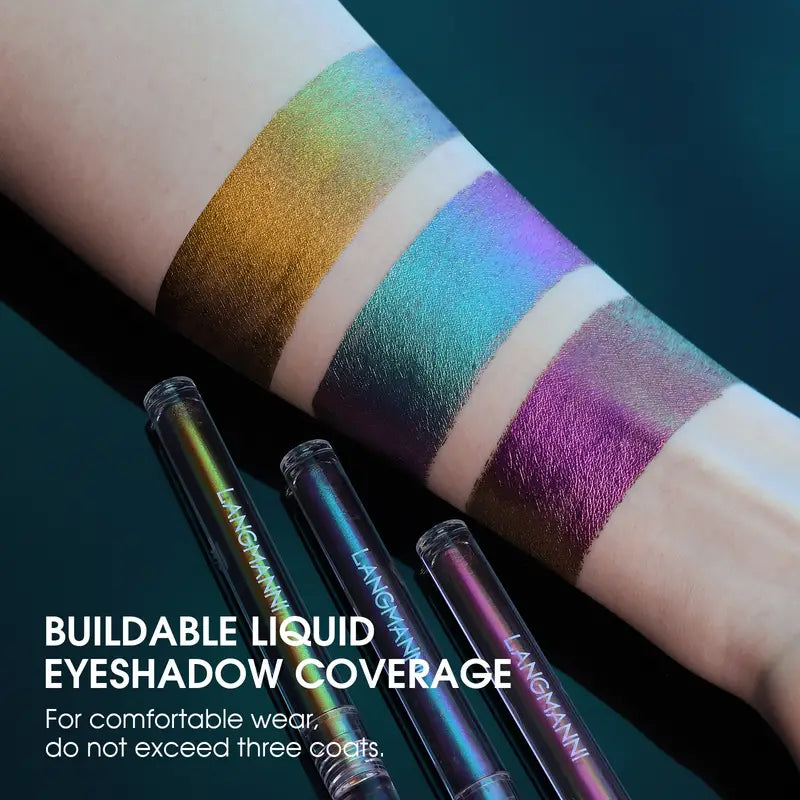Diamond Shiny Liquid Eyeshadow Stick - 3-Color Gradient